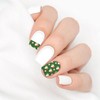 St Patrick's Day Irish Hearts Pattern Clear Water-Slide Nail Designs