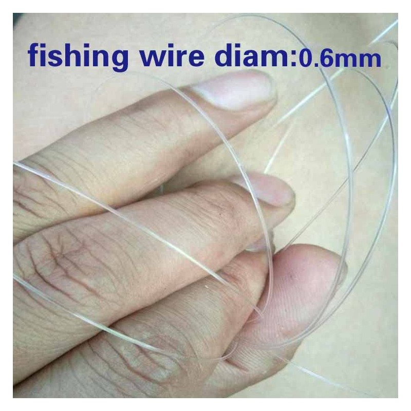100meters Strong Fishing Line Replace Fihsh Wires Diam:0.6mm Load-Bearing Abaout:20kg