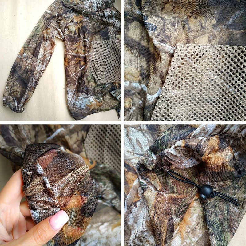 Waxaya Mosquito Netting Suit Net Bug Pants & Jacket Bug