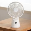 Desktop Fan Portable 5 Speed Power Display Quiet USB Rechargeable