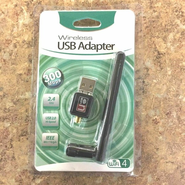 Unbranded 2.4Ghz 300Mbps USB Wifi Adapter High Gain Wireless Network