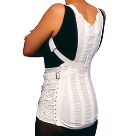 Truform-OTC Dorsolumbar Support, Spinal Disk Back Brace, Thoracic Kyphosis, Tall, 38 Inch Hip