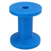 3pcs Trailer Bow Stop Roller Blue PVC Keel Roller Wear