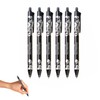 6 Pack Erasable Pens Black, Eraser Pens, Clickable Friction Erasable