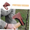 KONTONTY Hatchet Sheath Leather Cover Durable Axe Protector for Outdoor