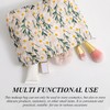 2 Gänseblümchen -Make -Up -Taschen, Bestickte Kosmetaschen, Süße Und Einfache
