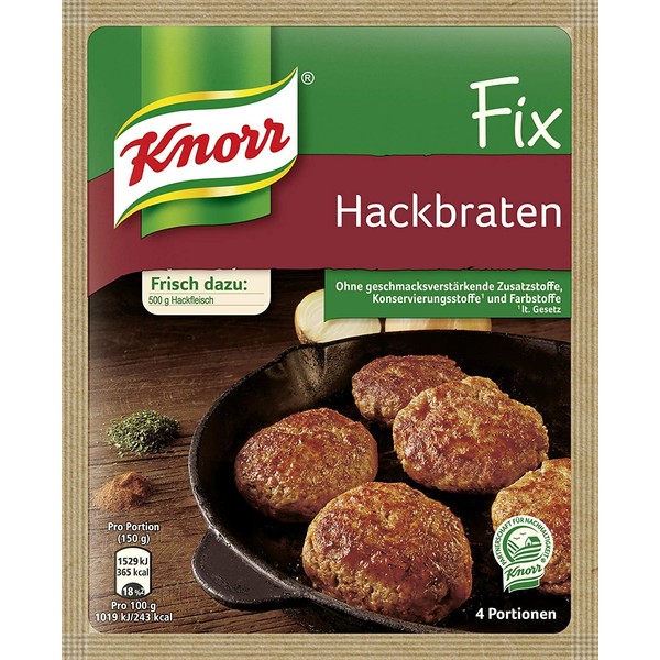 Knorr Fix meatloaf (Hackbraten) (Pack of 4)