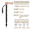 Pre-braiding Ponytail Extension,Rui Yok 30Inch Long Tie Straight Wrap Around