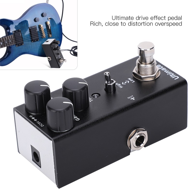 Ultimate Drive Electric Guitar Effect Pedal Mini Single True Bypass