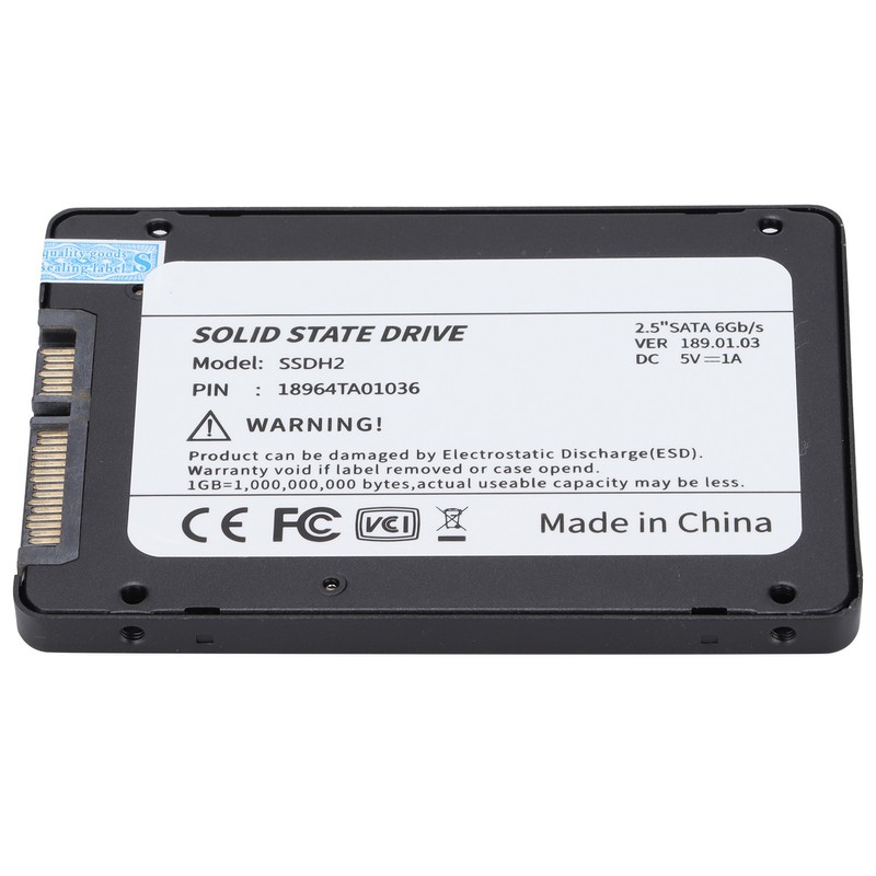BU KING 2.5inch SSD Black High Speed Metal Hard Drive