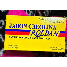 CREOLINA SOAP Fight DANDRUFF LICE Strengthen Hair NO CASPA PIOJOS TICKS Jabon