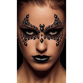 Abiti e Maschere Jewellery Face Sticker Bat
