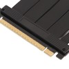 PCIE 4.0 X16 Extender 180 Degree 26GB/s 11.8 Inch Shielded