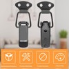 Black Spring Hasp, 10 Pcs Stainless Steel Spring Hasp, Toggle
