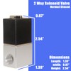 Qolekog DC 12V Solenoid Valve 1/8" NPT 2 Way Normally