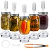 Artcome 28 Pcs Fermentation Kit-5 Stainless Steel Fermentation Lids, 5