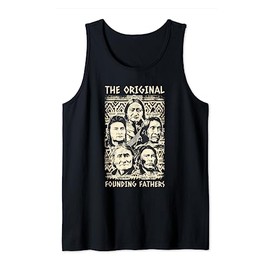 Original Founding Fathers Native American Indian Tribe Pride Tank Top