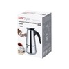 A2ZWORLD Stainless Steel Espresso Maker with Heat Resistant Handle Suitable