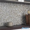 M MOFIT Kitchen Backsplash Tiles Peel and Stick,Mini Square Self