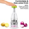 Vegetable Chopper Food Chopper,Veggie Cutter Manual Hand,Slap Onion Chop
