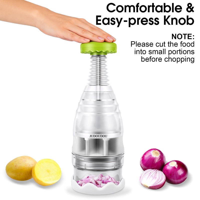 Vegetable Chopper Food Chopper,Veggie Cutter Manual Hand,Slap Onion Chop