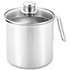 Yoshikawa Deep Single Handled Pot, 6.3 inches (16 cm), 3.2L
