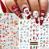 LANODO 9 Pcs 3D Stickers Nail Art Design Color Graffiti