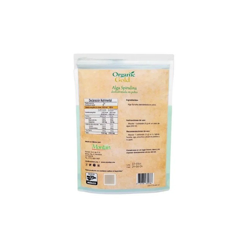 Alga Spirulina En Polvo - Organic G - Nutrientes Esenciales