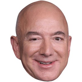 Jeff Bezos (Smile) Cardboard Mask