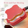 Bobikuke Fried Egg Pan, 3 Section Egg Skillet with Detachable