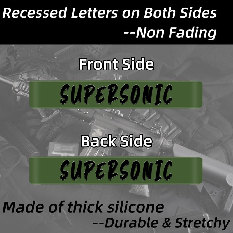 12 Pack Magsaddle Supersonic Magazine Marking Bands Supersonic Ammo Caliber