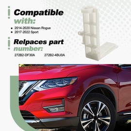 Air Filter Cover Compatible with 2014-2020 Nissan Rogue 2017-2022 Sport Replace 272B2-DF30A 272B2-4BU0A