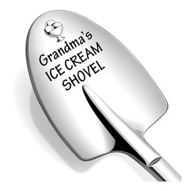 Gift Spoons for Grandma Grandmother Birthday Gift Grandma's Ice Cream Shovel Scoop for Granny Grammy Mother's Day Christmas Gifts for Grandma Grandmom Ice Cream Coffee Spoon