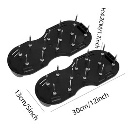 Lawn Aerator Shoes with Adjustable Strap,Spikes and Small Shovel,One Size Fits All Gardening Shoes,Lawn Aerator for Effectively Aerating Lawn Soil,Lawn Aerator Spike Shoes for Yard Patio Garden