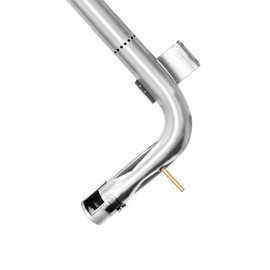 STCNADCR 2 PACK PB050014 Stainless Steel Oven Burner Tube with 2 PACK PB040001 Gas Igniter Replacement for Viking EVGIC485, VGIC485, VGIC487 Oven Bake Burner Parts