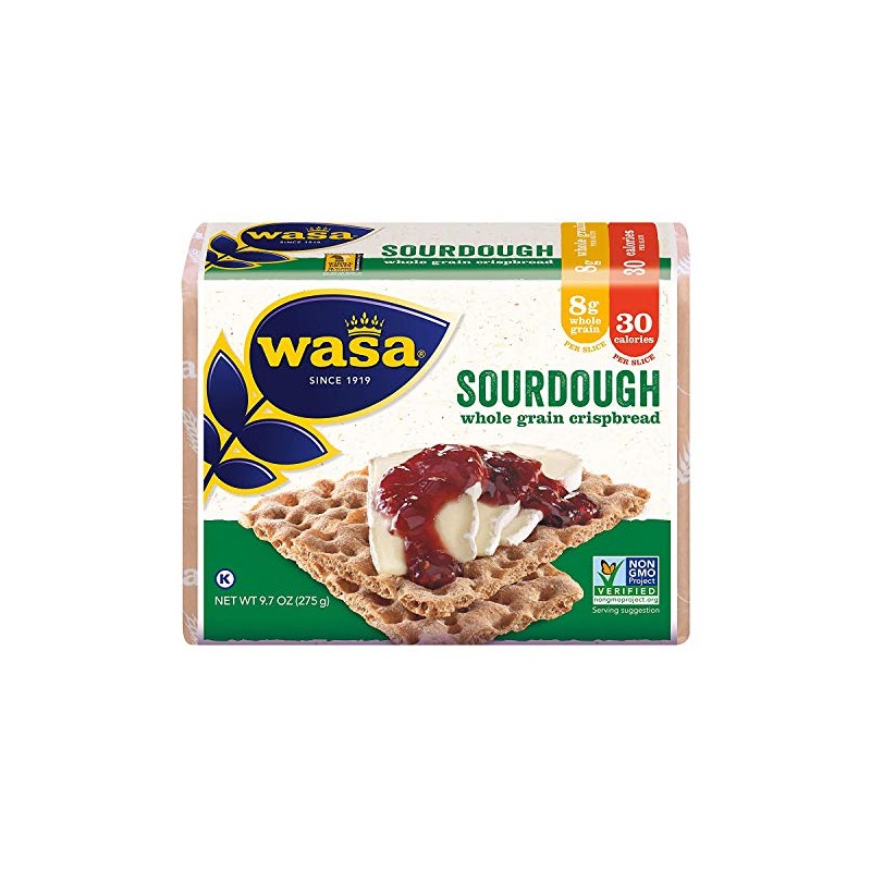 Wasa Crispbread Variety 8-Pack: (2) Multi Grain, (2) Whole Grain,