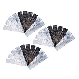 Healeved 30pcs Christmas Snowflake Nail Art Stickers Gilding Manicure Decals Easy to Apply for Nail Design Professional Use Creative Present for Friends Family