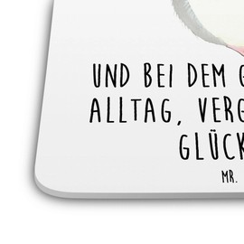 Mr. & Mrs. Panda Set of 10 Coasters Chinchilla Flower Gift Animal Motifs Good Mood Sad Funny Sayings Love Sorrow Office