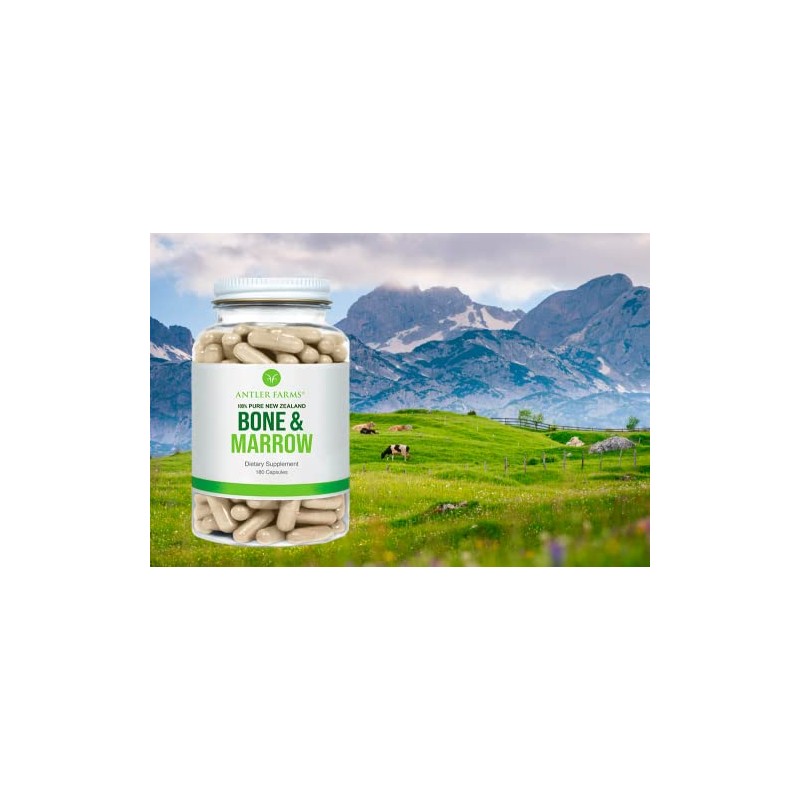 Antler Farms 100 Pura Médula Ósea Nueva Zelanda 120 Cápsulas