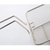 Stainless Steel Square Fry Basket with Rubber Handle Grip