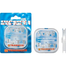 Trabucco Fishing Line T1 Tournament Super Elite 0.12 mm 50 m Fluorine Sea Spinning Surfcasting Bolo