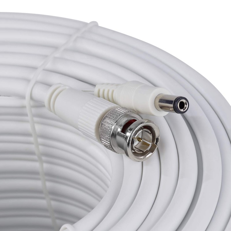 SSL Satellites 10m White RG59 + Power Copper BNC Video