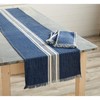 Mud Pie Fringe Navy Runner