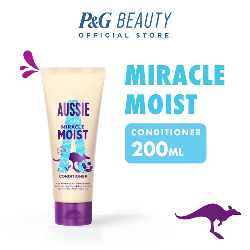 Aussie Miracle Moist Conditioner, 200ml