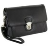 Ledershop24 Branco business men's handbag jointed man's Pocket bag black