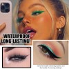 New European American Glitter Self-Adhesive Waterproof Eyeliner Eyeshadow Stickers Double