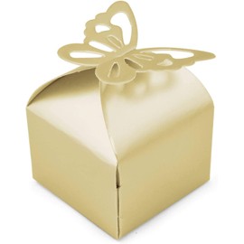 TRIXES 50 Pcs Wedding Favour Boxes Bridal Showers Parties Gifts Table Decoration