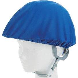 TRUSCO HMCS-B Helmet Cover with Sponge Fabric, Soft Type, Blue