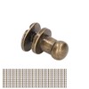 200 Sets Chicago Screws Round Head Rivets 7x5mm DIY Handcraft