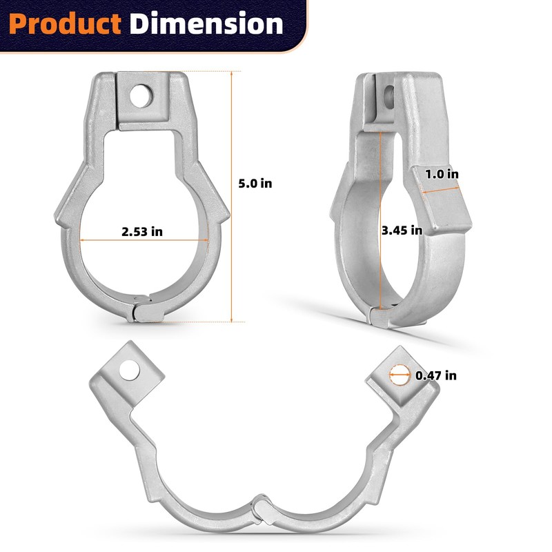 Antivanl Trailer Hitch Lock for Bulldog Style Couplers, Trailer Coupler